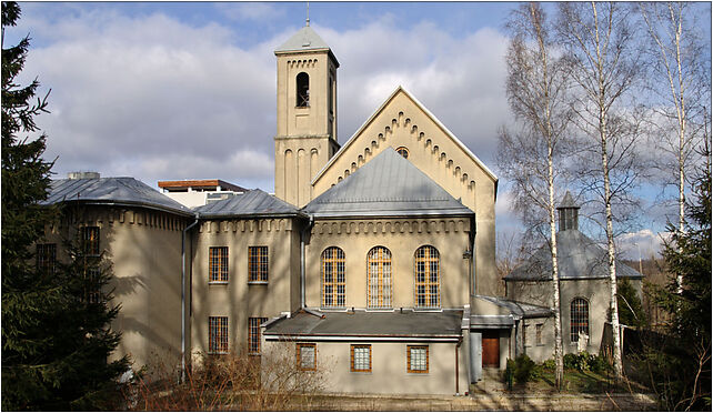 Saint Therese of Lisieux church, Discalced Carmelite Order monastry, backyard, św Teresy 6 st., Łódź 91-347 - Zdjęcia