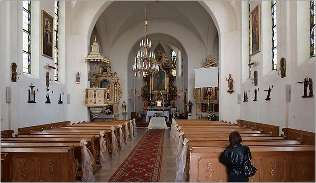 Samocice, parish church of St. Bartholomew, inside, Samocice 33-220 - Zdjęcia