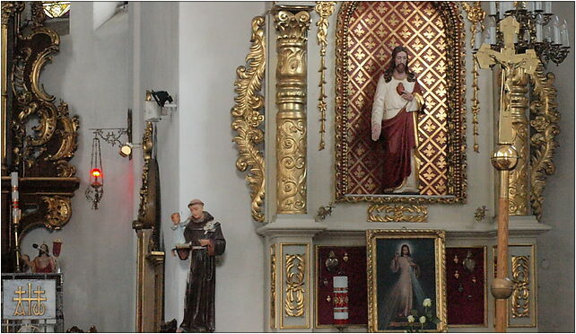 Samocice, parish church of St. Bartholomew right altar, Samocice 33-220 - Zdjęcia