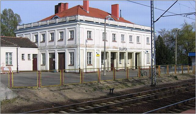 Slupca - budynek dworca kolejowego, Jana III Sobieskiego, Słupca 62-400 - Zdjęcia