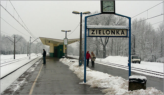 Stacja Zielonka zimą, Kolejowa625 7A, Zielonka 05-220 - Zdjęcia