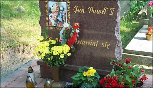 Strzelno - John Paul II plaque, Łąkowa 5, Strzelno 84-103 - Zdjęcia
