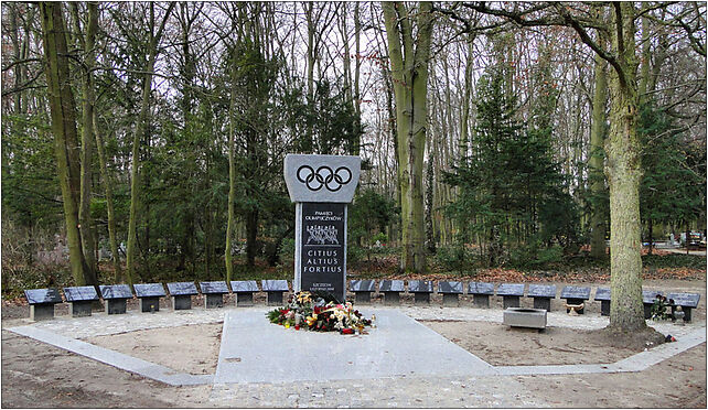 Szczecin Cmentarz Centralny Pomnik Olimpijczykow, Mieszka I od 71-046 do 71-080 - Zdjęcia