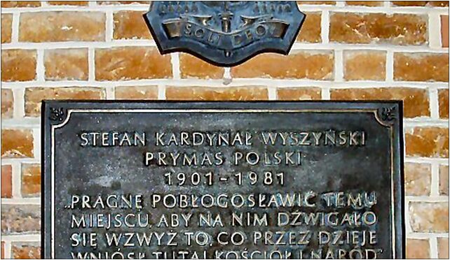 Szczecin katedra tablica 7, Wyszyńskiego Stefana, ks., kard.10 19 70-204 - Zdjęcia
