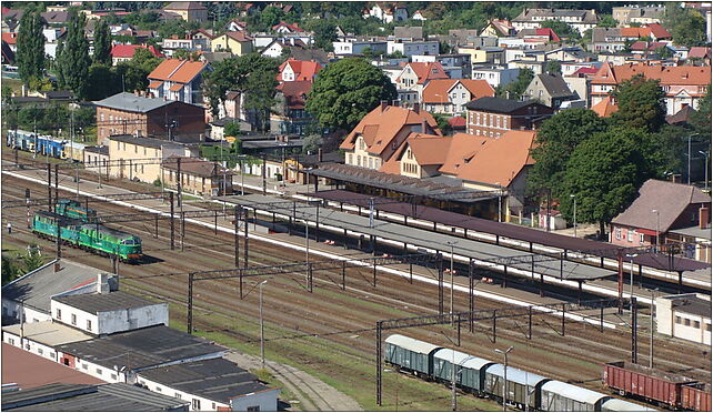 Szczecinek Railway Station aerial, Dworcowa 1, Szczecinek 78-400 - Zdjęcia