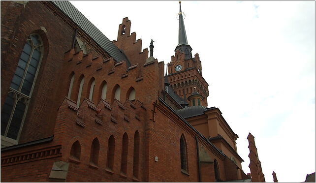 Tarnów, centrum města, detail kostela, Wałowa 15, Tarnów 33-100 - Zdjęcia