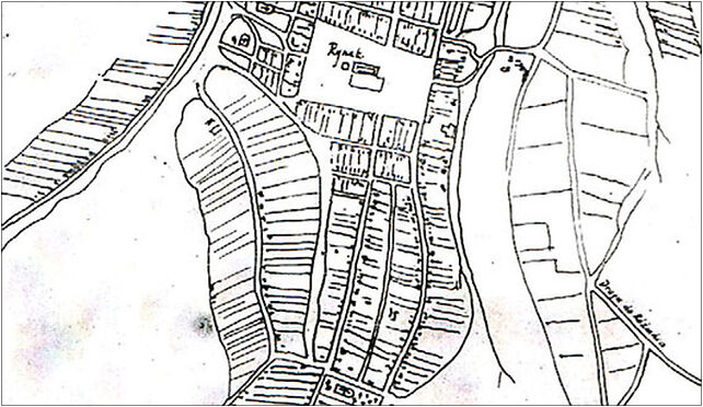 Tarnogród Mapa z 1820 r, Rynek 18A, Tarnogród 23-420 - Zdjęcia