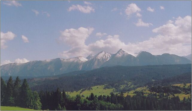 Tatry-view from Łapszanka (woj małopolskie), Ziębowski 34-442 - Zdjęcia