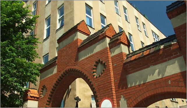 Tczew, Obróncow Westerplatte, vjezd do budovy pošty, Tczew 83-110 - Zdjęcia