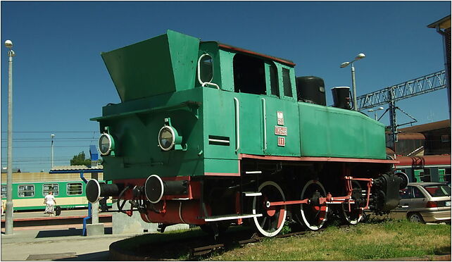 Tczew, nádraží, historická lokomotiva, Pomorska 19, Tczew 83-110 - Zdjęcia