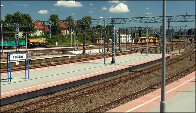 Tczew, nádraží, nástupiště, Pomorska 7, Tczew 83-110 - Zdjęcia