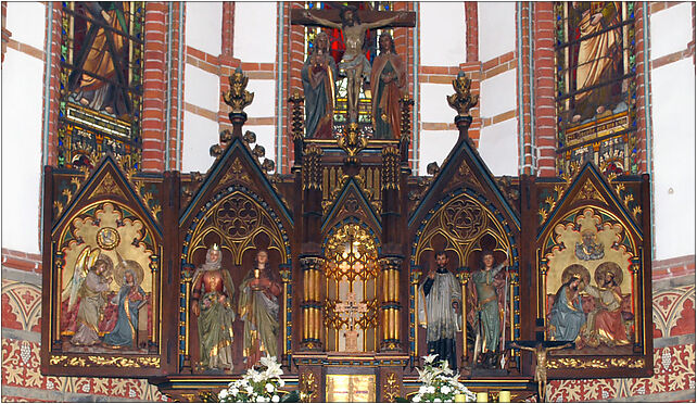 Tolkmicko Kosciol oltarz glowny, Kościelna, Tolkmicko 82-340 - Zdjęcia