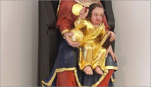 Tron Mądrości - rzeźba z kaplicy św. Krzysztowa w Wójtówce 57-540 - Zdjęcia