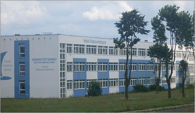 UG - Faculty of Languages and History, old inscription, Gdańsk od 80-207 do 80-219 - Zdjęcia