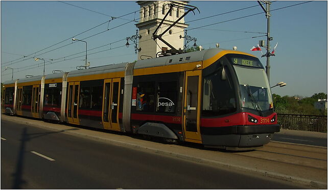 Varšava, Praga, Most Poniatowski, tramvaj, Jakubowska, Warszawa 03-902 - Zdjęcia