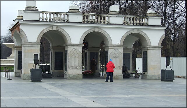 Varšava, Śródmieście, plac Marszalka Józefa Piłsudskiego, hrob neznámého vojáka II od 00-063 do 00-066 - Zdjęcia