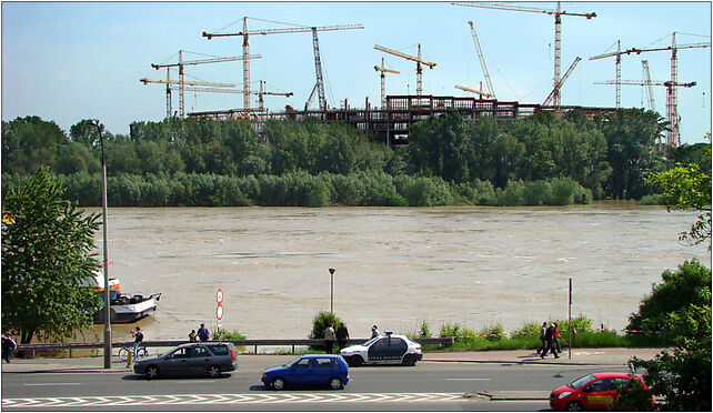 Warsaw National Stadium during inundation, Warszawa 03-901 - Zdjęcia