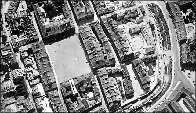 Warsaw Old Town aerial view, Piwna 25, Warszawa 00-265 - Zdjęcia