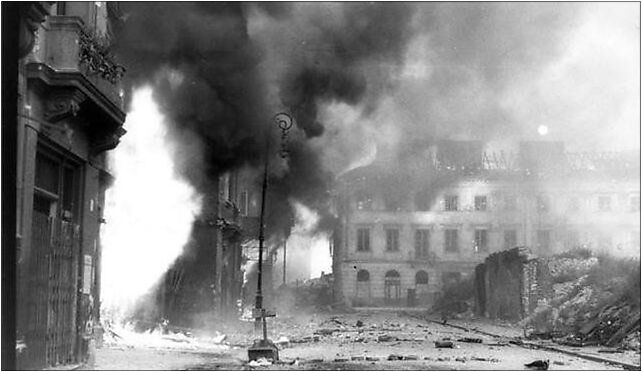 Warsaw Uprising - Burning Buildings, Ordynacka 10/12, Warszawa 00-358 - Zdjęcia