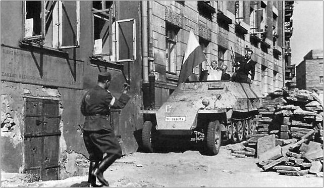 Warsaw Uprising - Captured SdKfz 251 - 1 (1944), Warszawa 00-359 - Zdjęcia