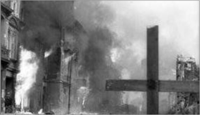 Warsaw Uprising by Braun - Burning Powiśle, Ordynacka 10/12 00-358 - Zdjęcia