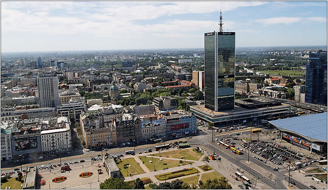 Warsaw - View from Palace of Culture and Science (1), Defilad, pl. 00-110 - Zdjęcia