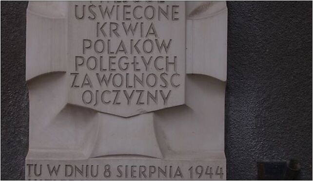 Warszawa Niecała 8 tablica pamiątkowa P3289009 (Nemo5576) 00-098 - Zdjęcia