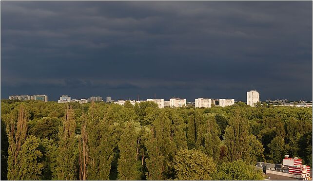 Warszawa - panorama Pola Mokotowskiego, Żwirki i Wigury 95/97 02-089 - Zdjęcia