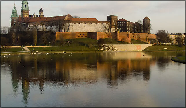 Wawel z mostu Debnickiego (2007), Zamek Wawel, Kraków 31-001 - Zdjęcia