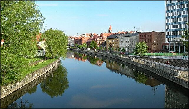 Widok z mostu Bernardyńskiego zachód, św. Floriana, Bydgoszcz 85-029 - Zdjęcia