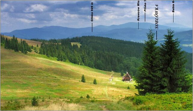 Wielka Rycerzowa-panorama, Soblówka - Zdjęcia