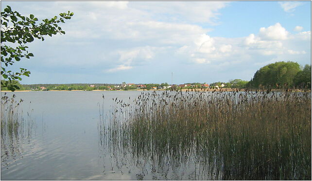 Wierzbińskie Lake, in the distance Wierzbiny, Wierzbiny, Wierzbiny 12-250 - Zdjęcia