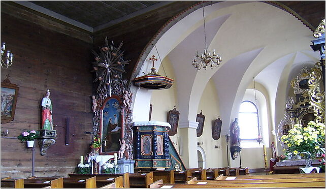 Wnętrze kościoła św. Trójcy w Rachowicach, Wiejska, Rachowice 44-156 - Zdjęcia