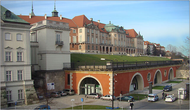 Wschodnia fasada Zamku i Arkady Kubickiego 001, Bugaj, Warszawa 00-285 - Zdjęcia