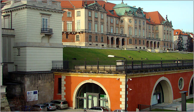 Wschodnia fasada Zamku i Arkady Kubickiego 002, Garbarska, Warszawa 00-306 - Zdjęcia