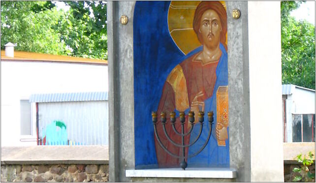 Zabludow - Pomnik przy cerkwi p.w. Zaśnięcia Najświętszej Marii Panny 16-060 - Zdjęcia