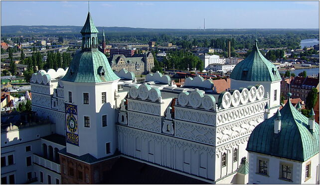 Zamek Ksiazat Pomorskich w Szczecinie (widok z wiezy), Trzebiatów 72-320 - Zdjęcia