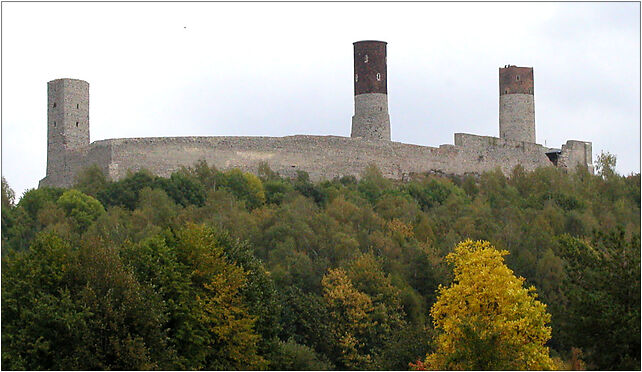 Zamek w chęcinie panorama, Północ, os., Korzecko 26-060 - Zdjęcia