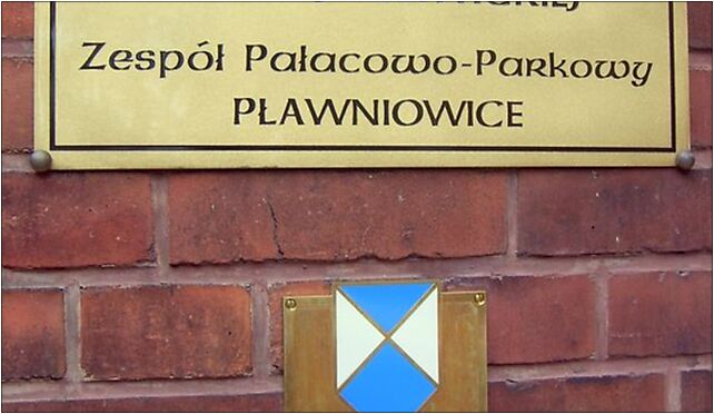 Zespol palacowo-parkowy w Plawniowicach - tablica, Gliwicka 44-171 - Zdjęcia