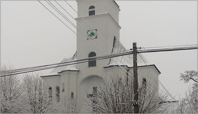 Zielonka kościół zimą, Pogonowskiego Stefana, kpt., Zielonka 05-220 - Zdjęcia